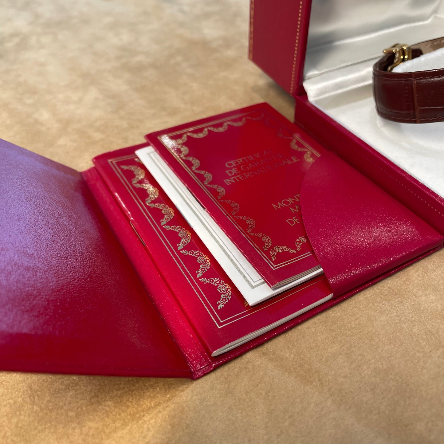 Cartier Tank Must de Cartier Vermeil Ref. 590005, 1994, Full Set