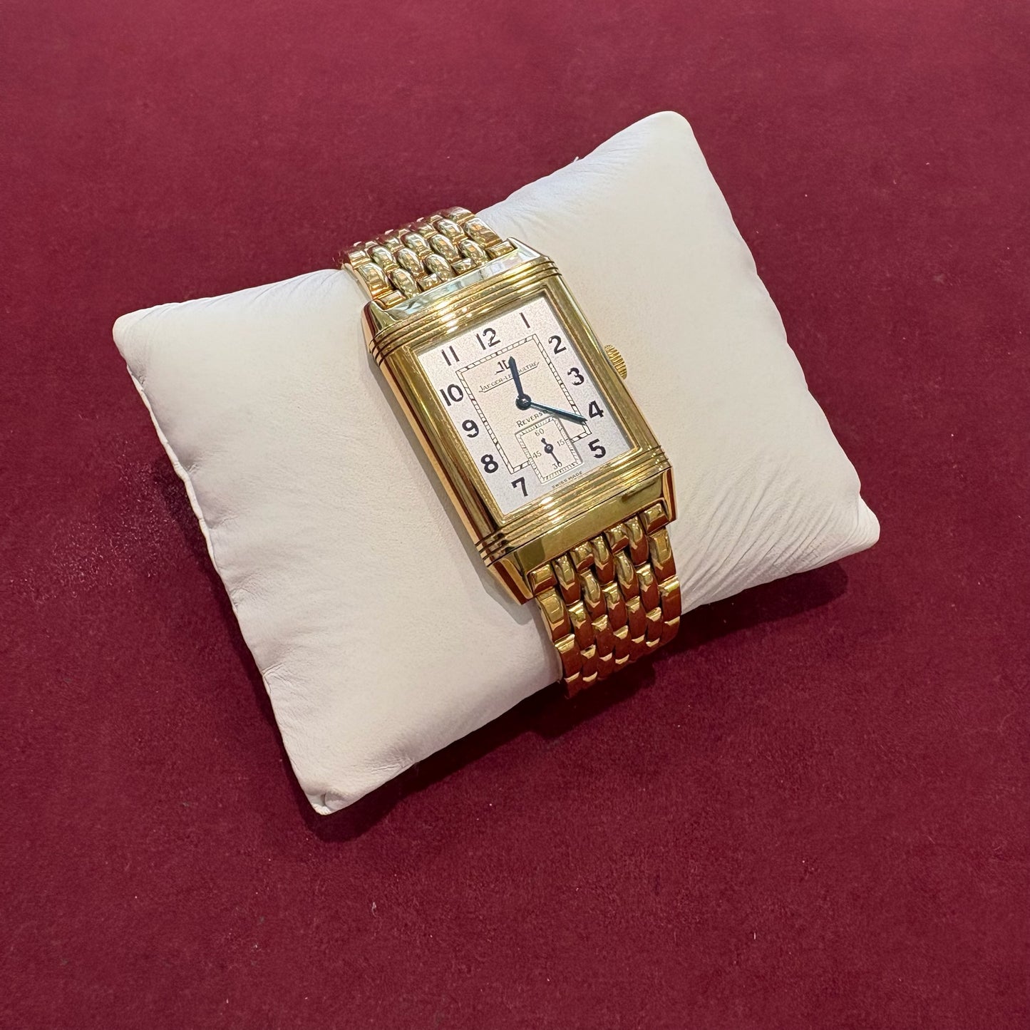 Jaeger-LeCoultre Reverso Grande Taille 270.110.622 Gelbgold 750 mit Goldband, Full Set