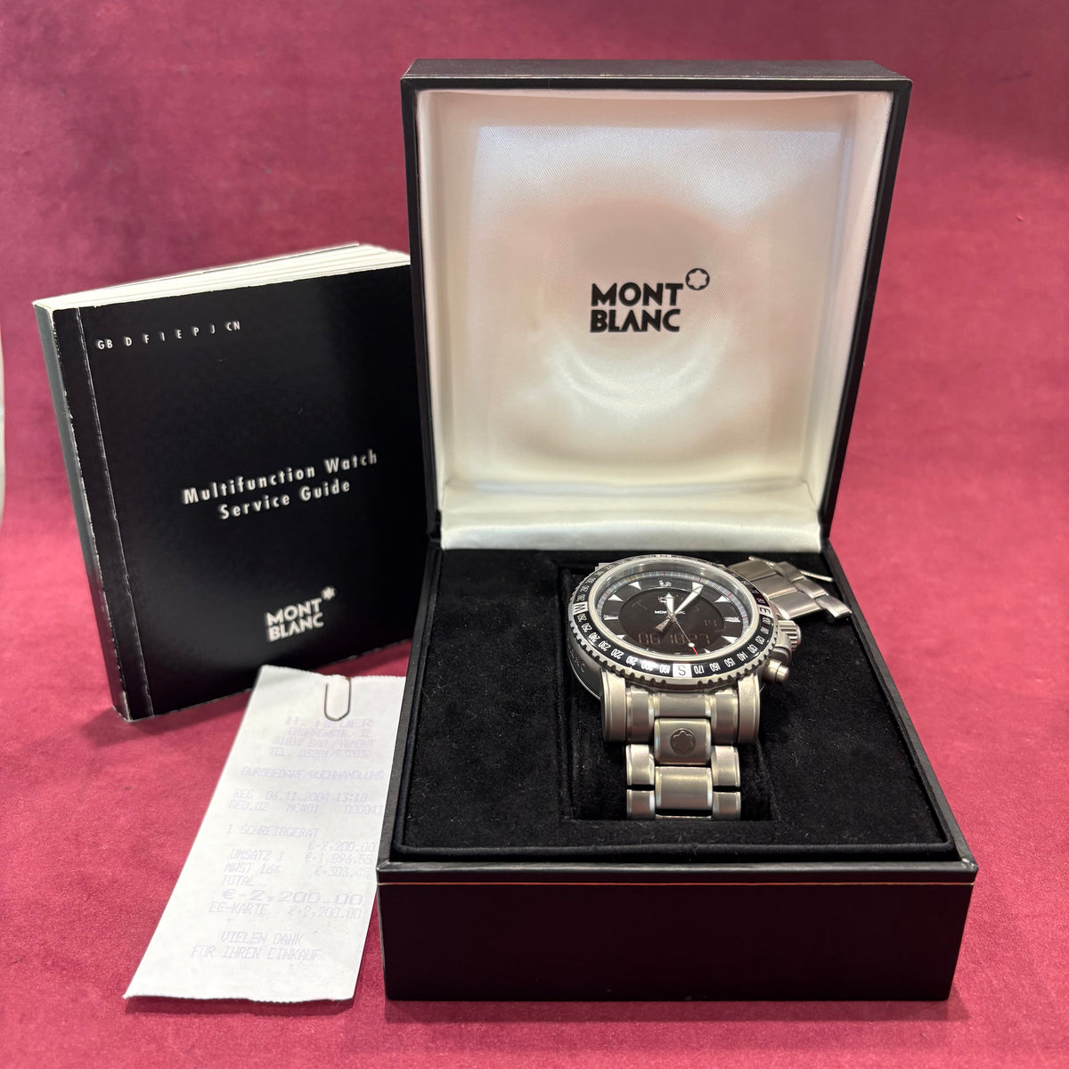 Montblanc Sport XXL Box und Papiere