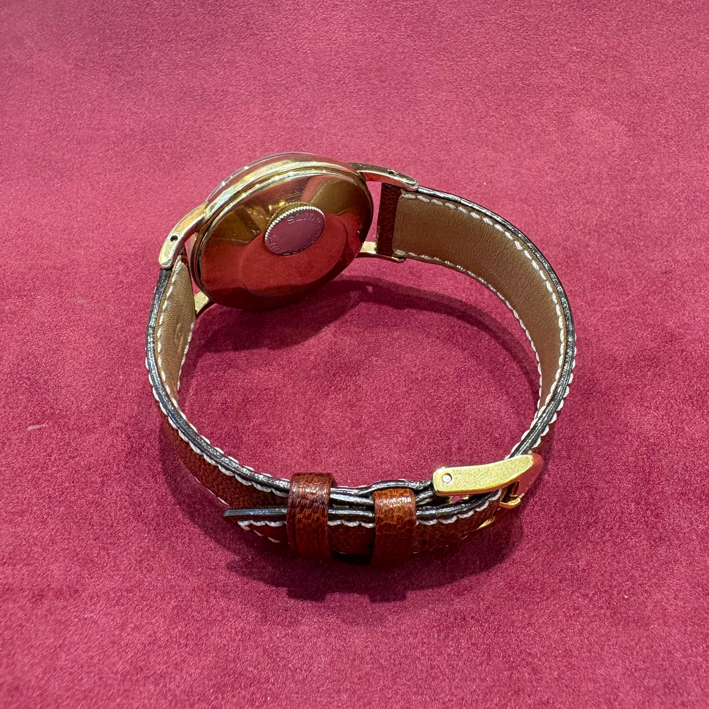 LeCoultre Futurematic Gehäuseboden mit rückseitiger Stellkrone