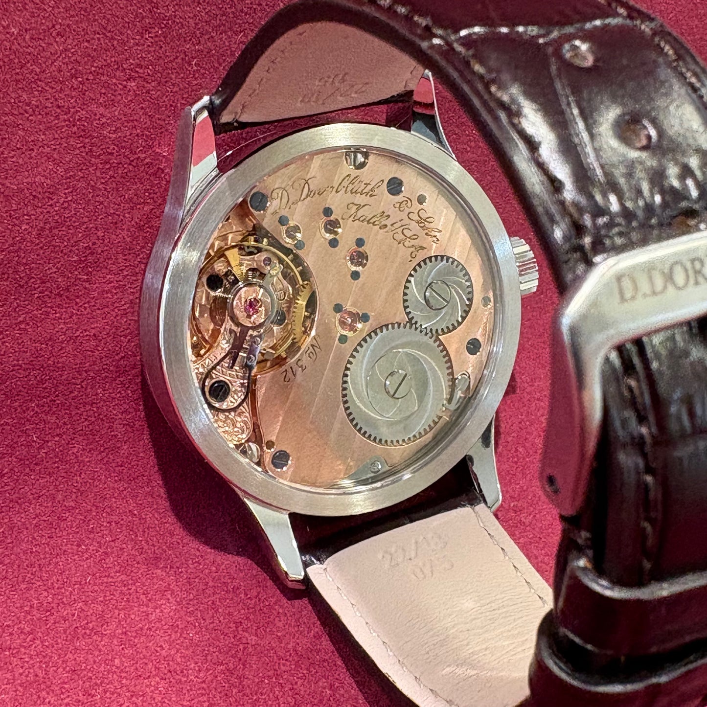 Dornblüth & Sohn 99.0, deutsche Manufakturuhr, Full Set mit frischer Revision