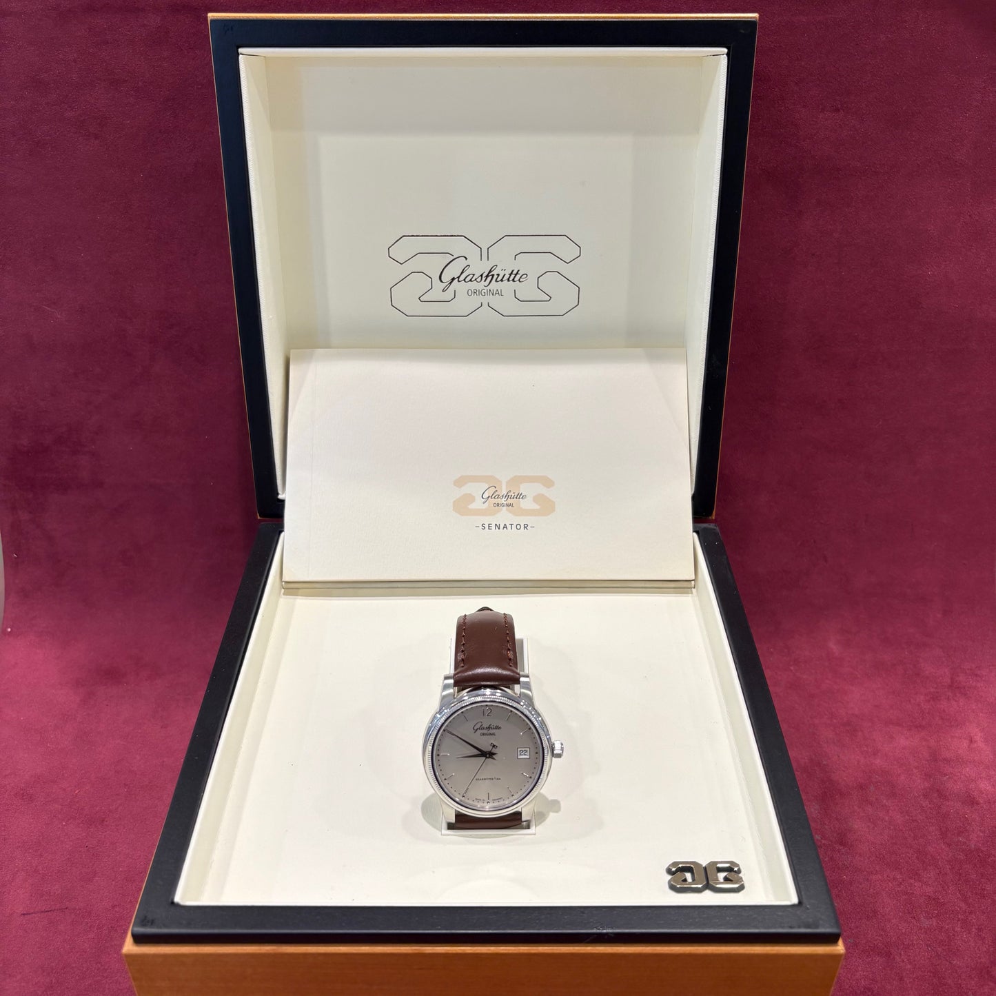 Glashütte Original Senator Automatik Full Set mit Originalbox und Papieren