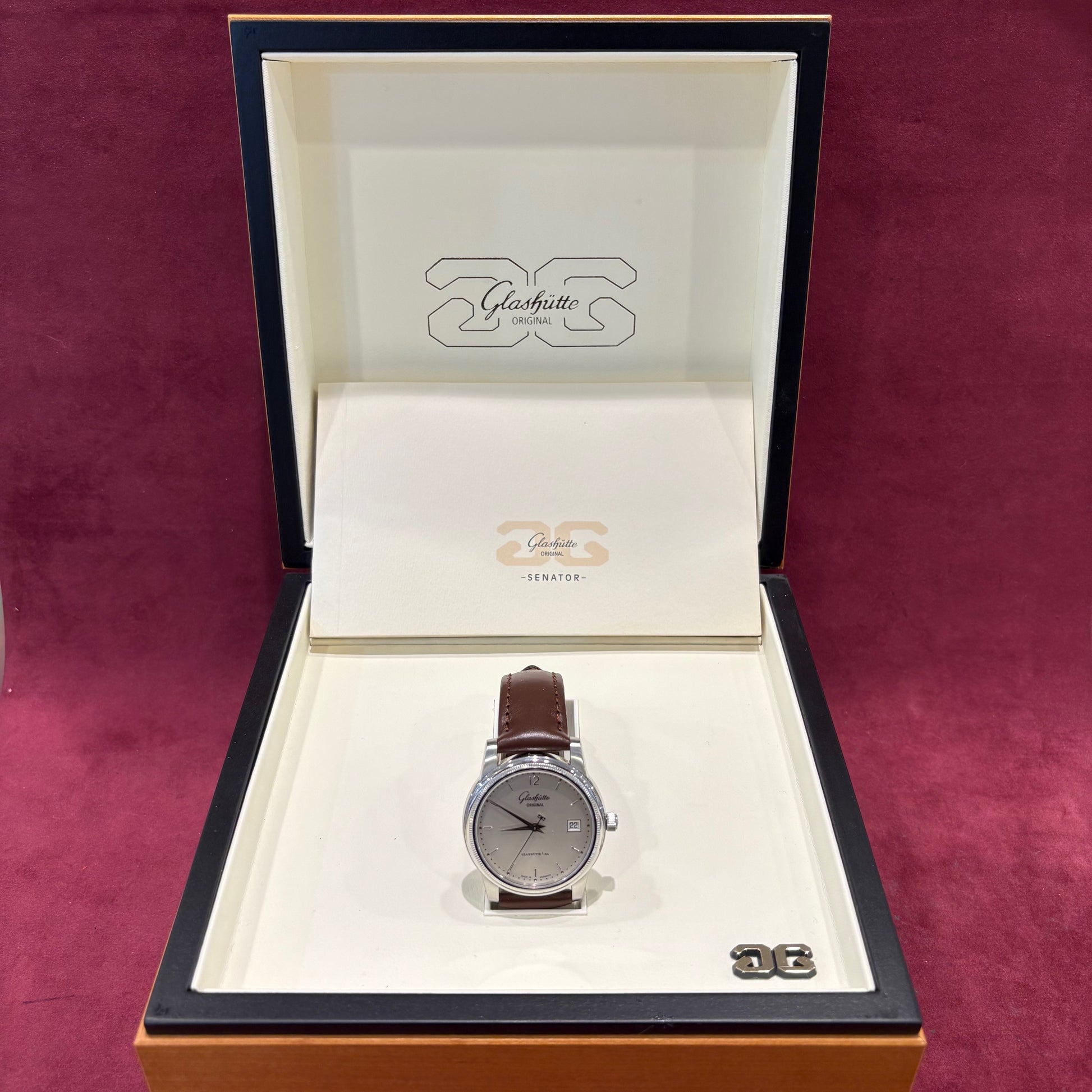 Glashütte Original Senator Automatik Full Set mit Originalbox und Papieren