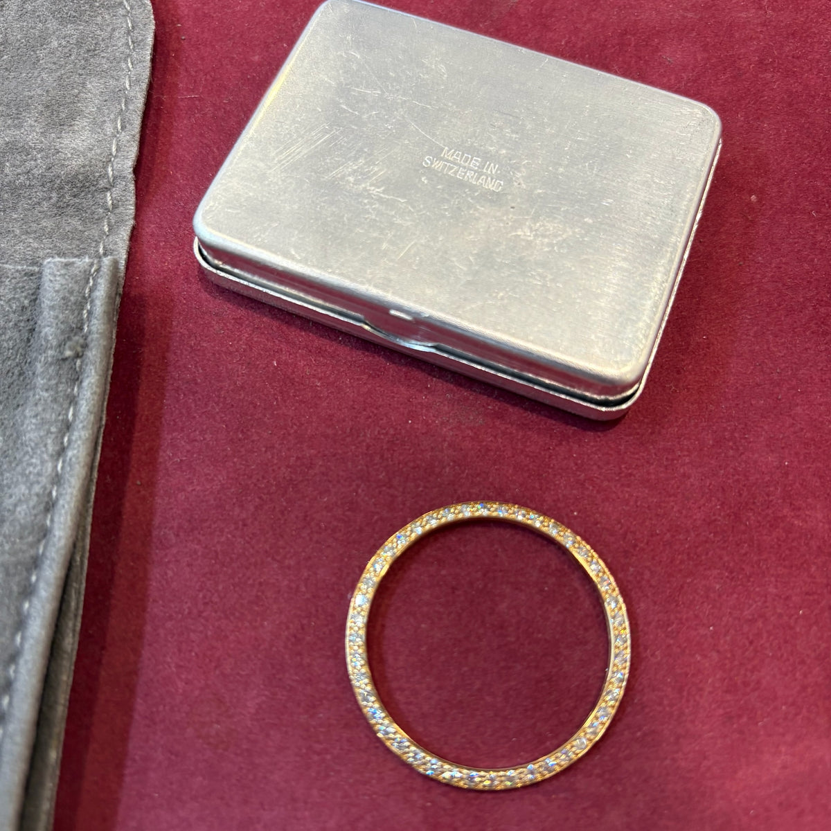 Rolex Day-Date Lünette mit originaler Rolex Metalldose