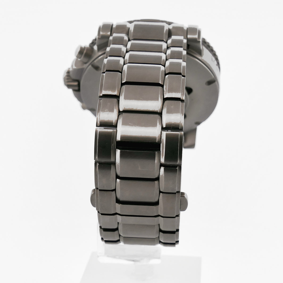 Montblanc Sport XXL Ref. 7062 Rückansicht mit Titanarmband und Faltschließe