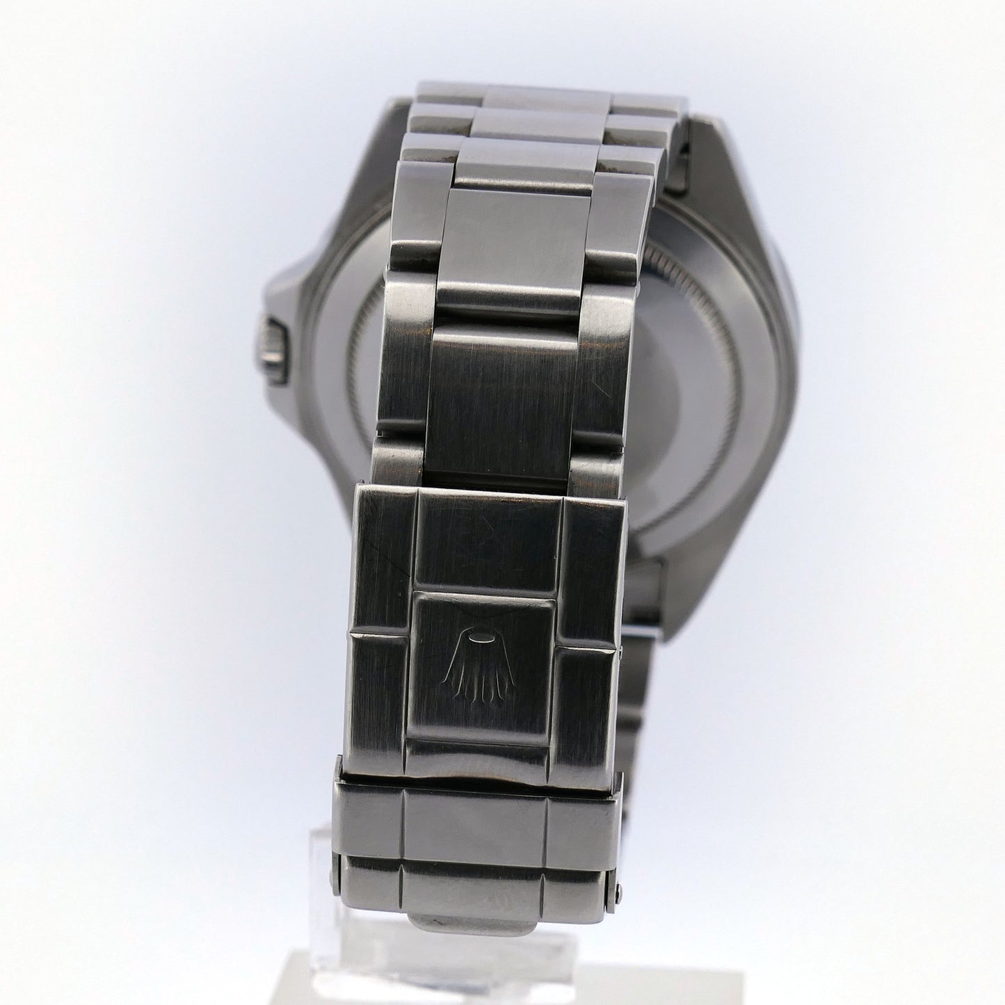 Rolex Explorer II 16570 Oysterlock-Faltschließe und Armband Rückansicht