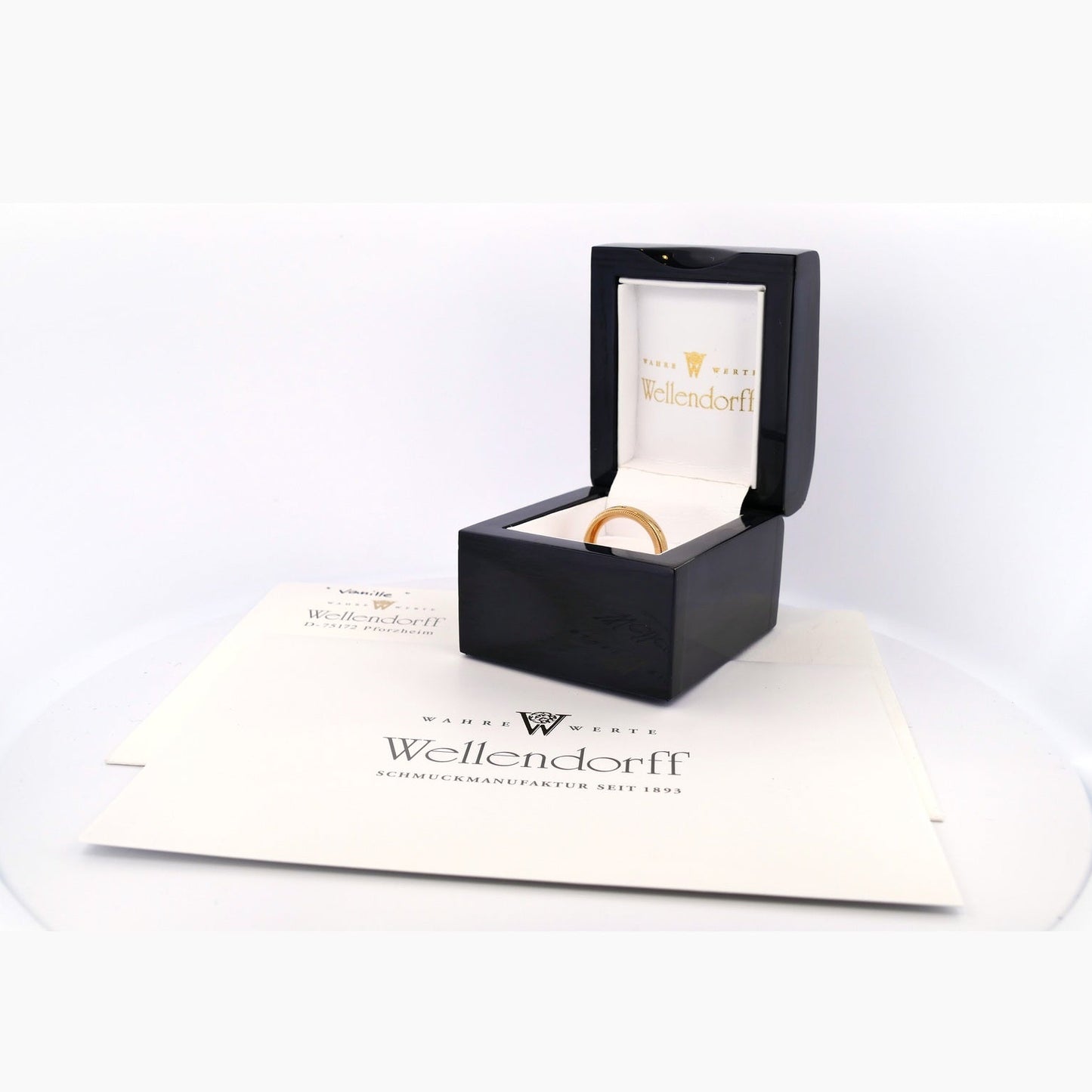 Wellendorff Ring Vanilla mit Originalbox und Papieren